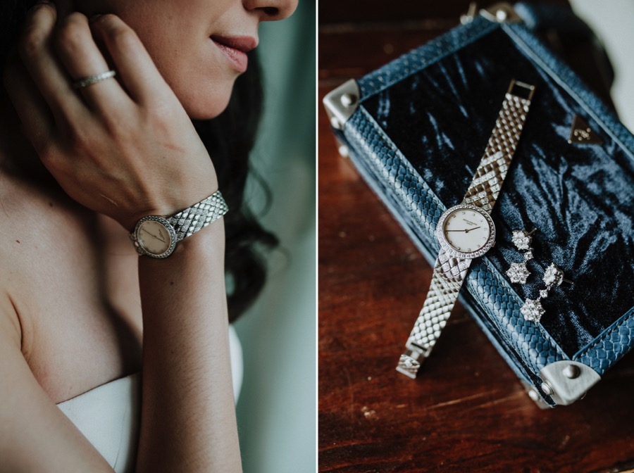 bride details patek philipe watch