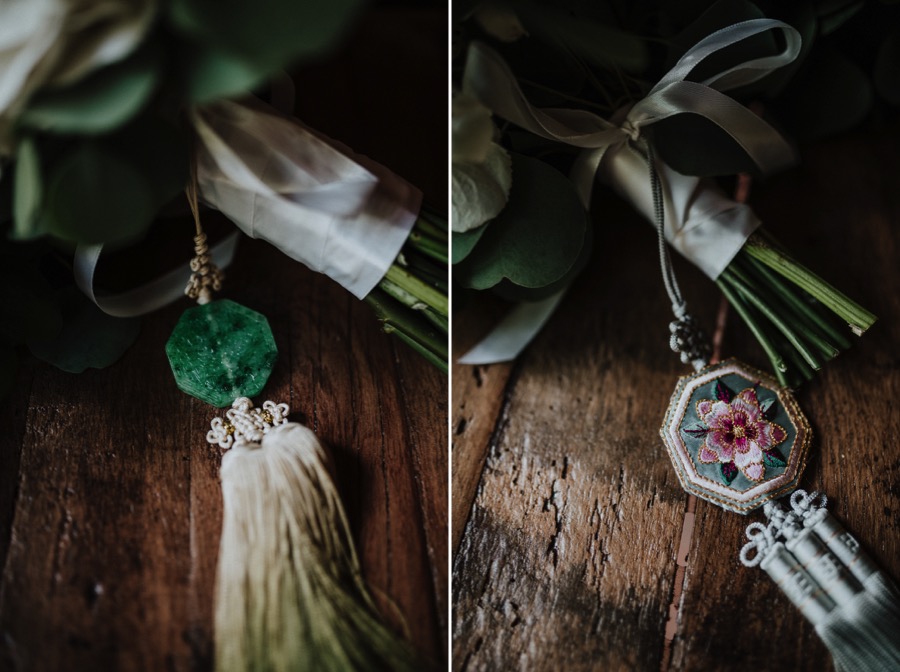 Norigae Wedding on floral decoration