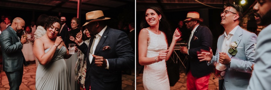 guests during wedding dance