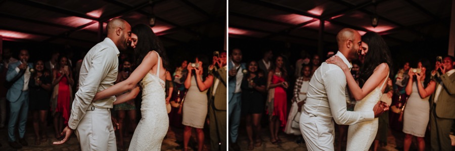 newly married dancing in Tuscany