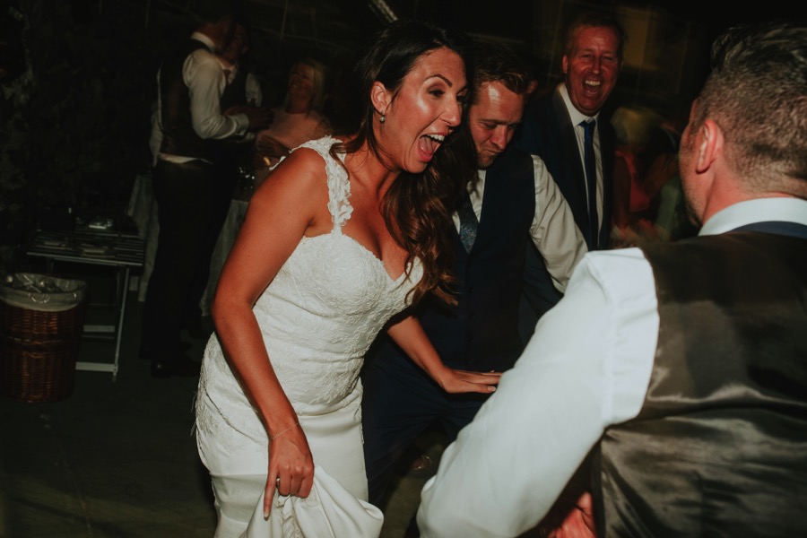 wedding guests dancing in Hotel Marmorata Ravello