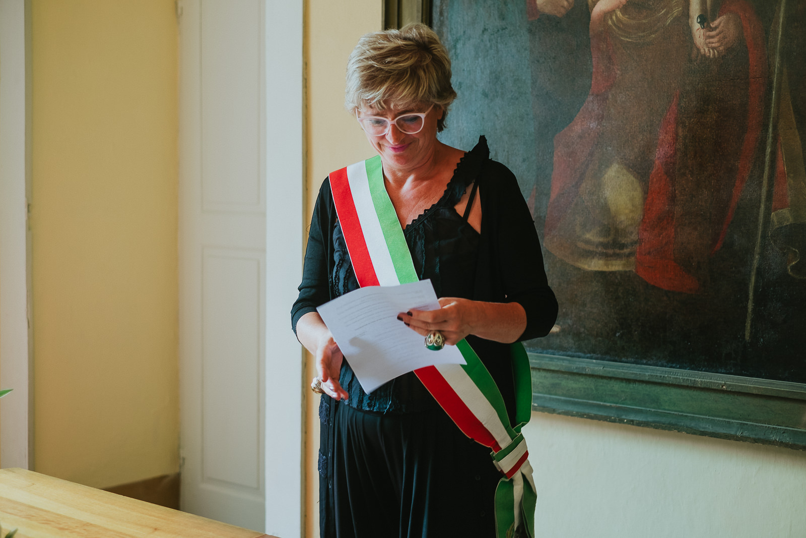 Mayor of Pontremoli Lucia Baracchini