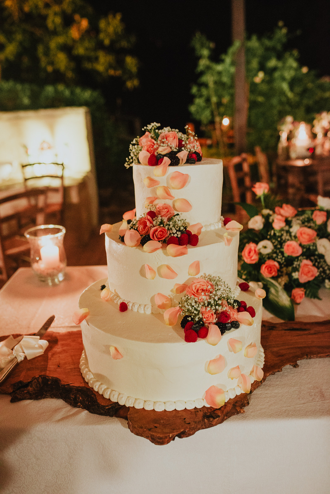 wedding cake in Podere Conti