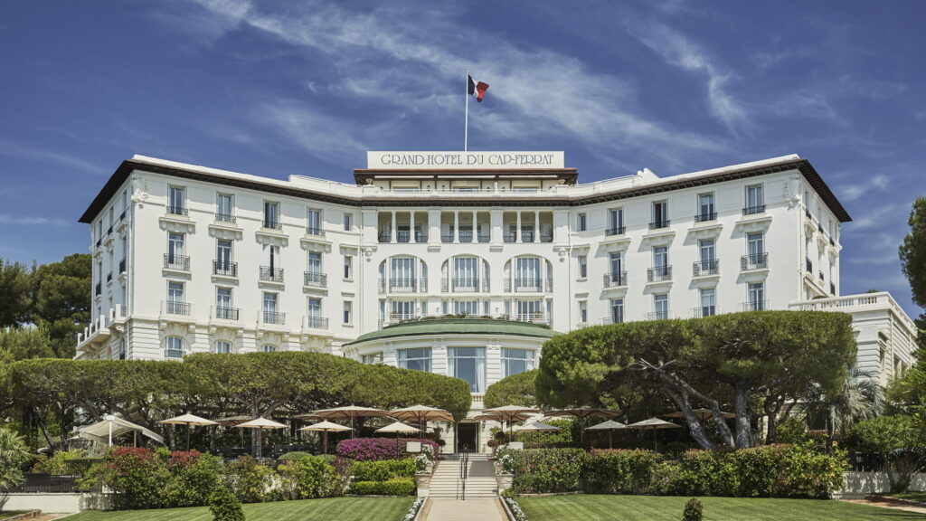a view of the grand hotel four season cap ferrat